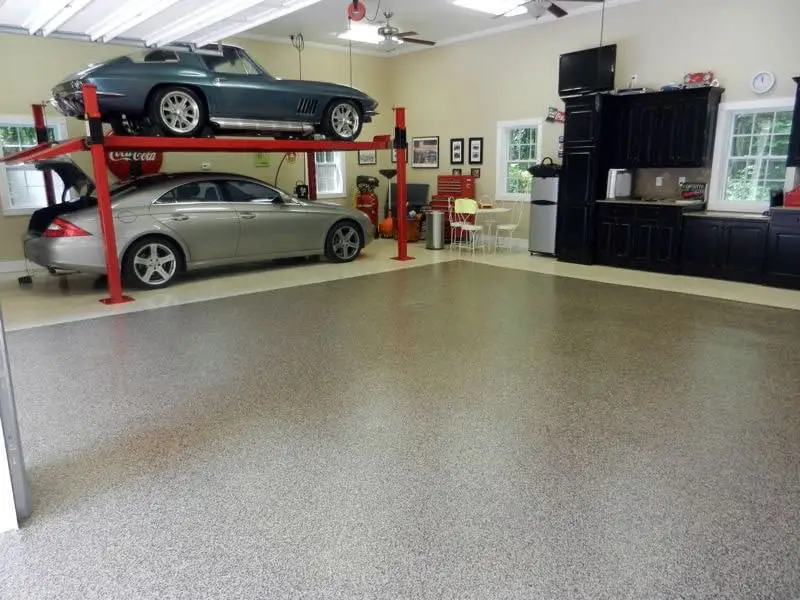 Epoxy floor coating project by Tahoe Coatings Co.
