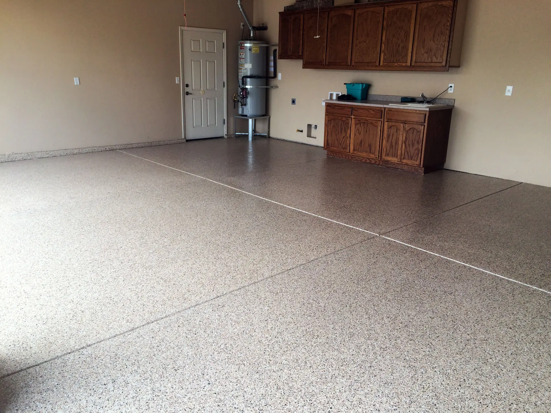 Epoxy floor coating project by Tahoe Coatings Co.
