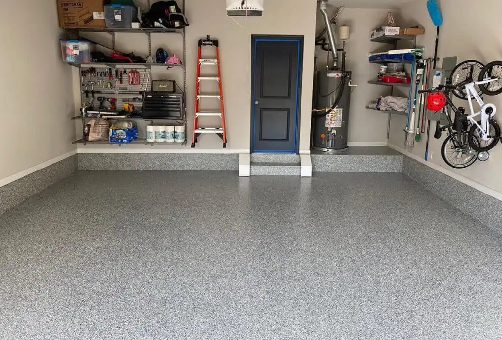 Epoxy floor coating project by Tahoe Coatings Co.